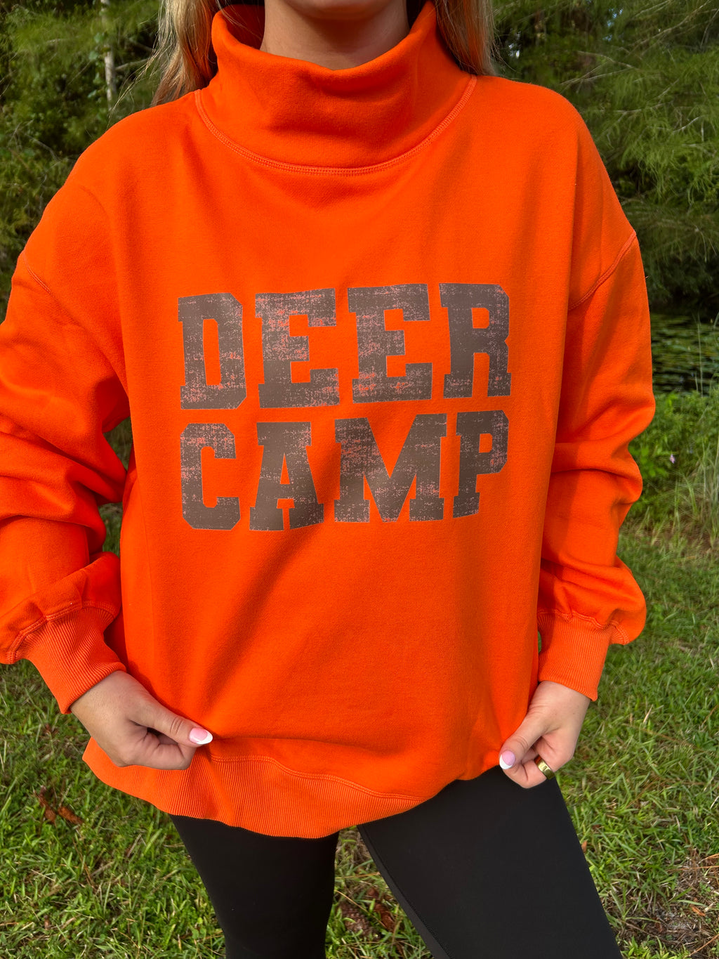 Deer Camp Mock Neck
