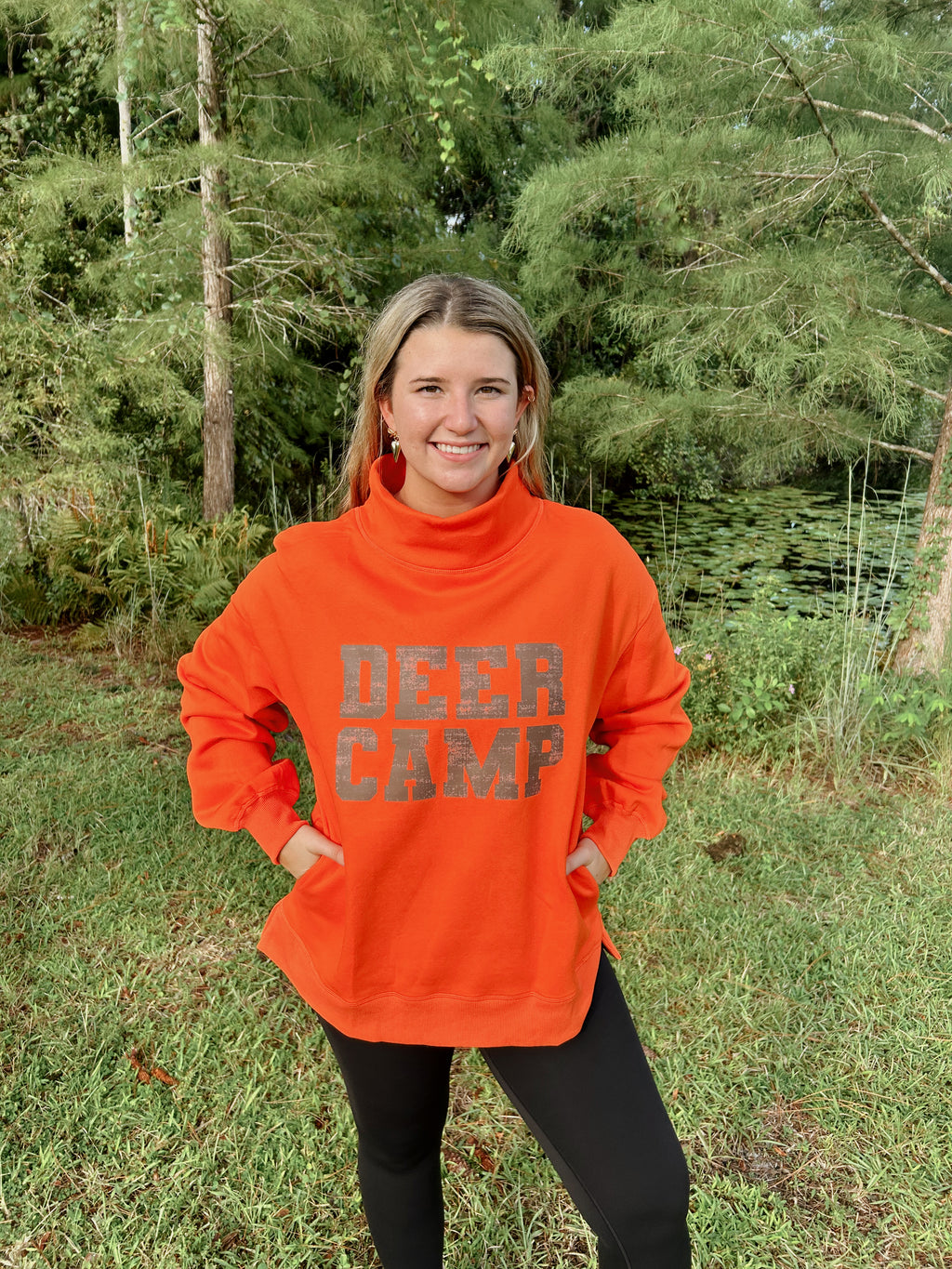 Deer Camp Mock Neck